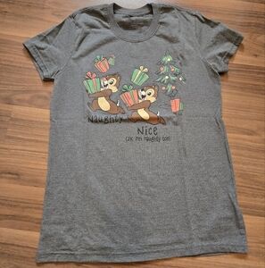 Ladies Chip and Dale Christmas Tshirt
